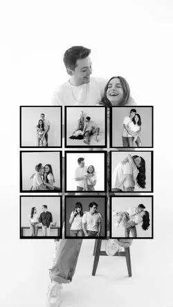 Couple BW cute