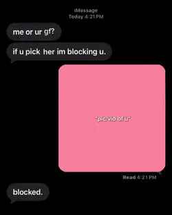 me or ur gf?