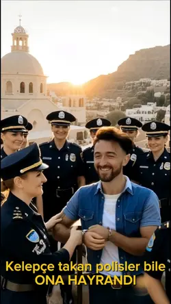 Kelepçe takan polis