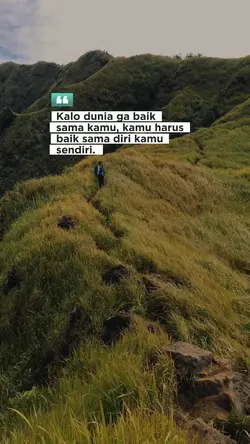 Kalo dunia ga baik
