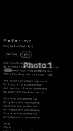 Another another love