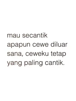 mau secantik apapun