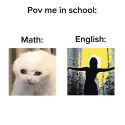 POV me in school