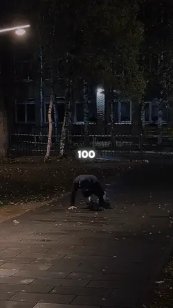 One hundred push ups