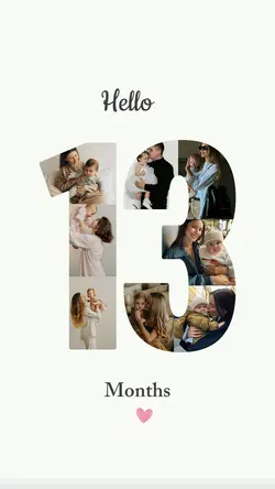 Birthday 13 months