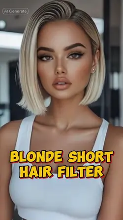 Blonde Short Hair