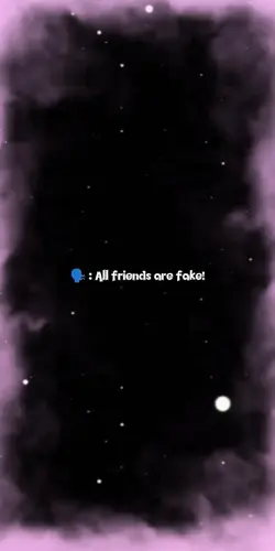 all friends is fake 