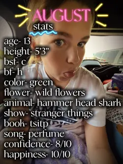 august stats