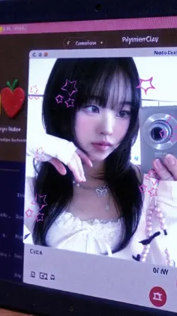 pink star frame
