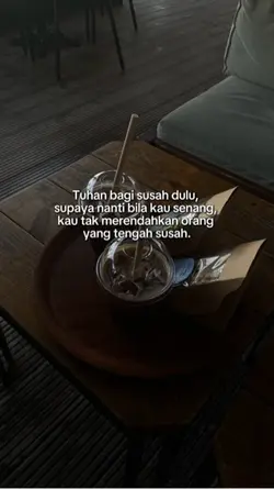 tuhan bagi susah dlu
