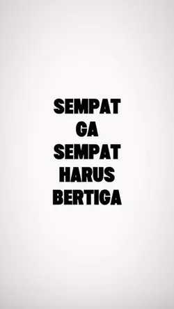 sempat ga sempat
