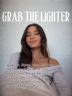 grab the lighter