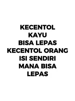 KECENTOL KAYU