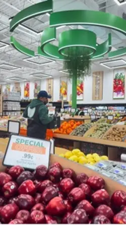 Vegetables section