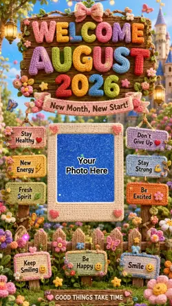Welcome August 2026