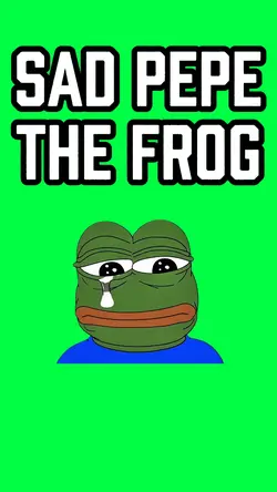 PEPE THE FROG IS SAD