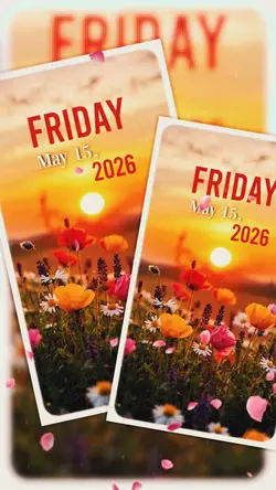 Friday, May 15, 2026