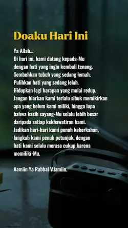 Doa hari ini