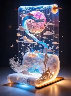 Glow 3d painting