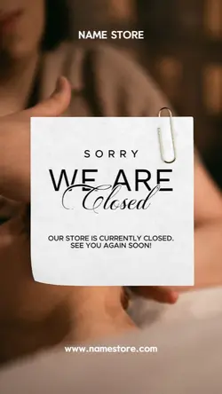 WE ARE CLOSED
