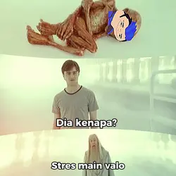 dia kenapa? 
