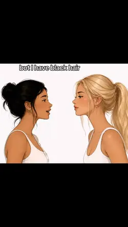 blonde hair