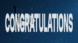 Congratulations