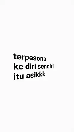 terpesona ke diri