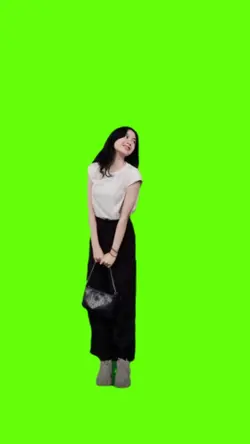 Green screen cewe