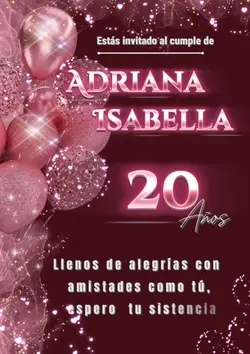 invitación isabella