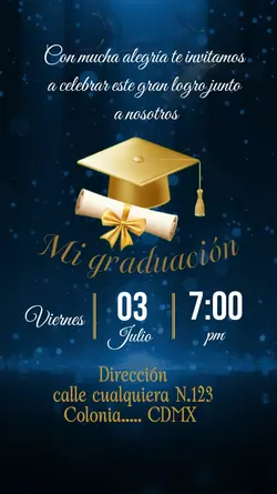 Invitación Graduacio