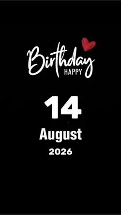 Hbd  14 August 2026