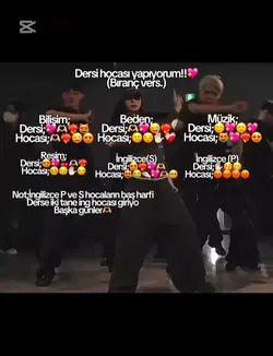 Dersi hocası~