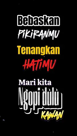 Kita ngopi dulu bro