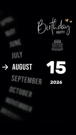 Hbd 15 August 2026 