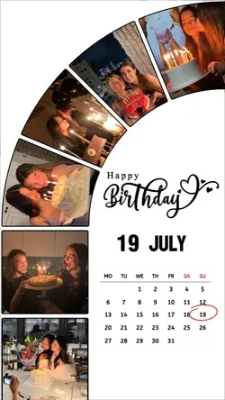 Birthday 19 July 