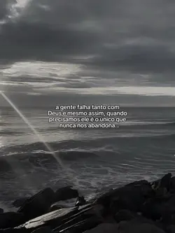 Não me abandonou…