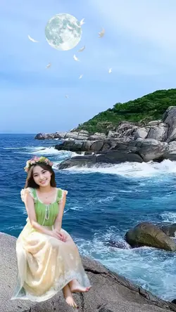 Hè về trên bãi biển 