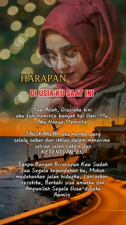 harapan diusiaku ini