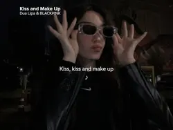 kiss and make up