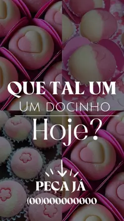 Qual tal um doce