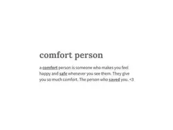 conforto ??