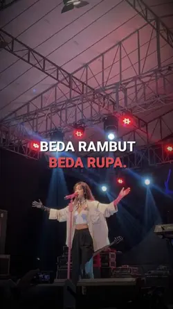 beda rambut 