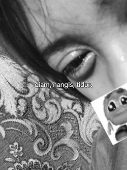 diam nangis tidur 