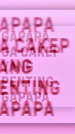 gapapa ga cakep yang