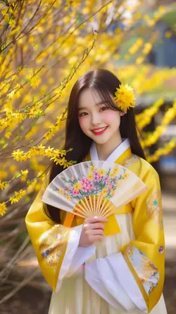 강조한 인물 3D 전환효과 
