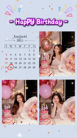 Birthday 25august25