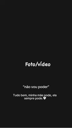 Minha mãe pode