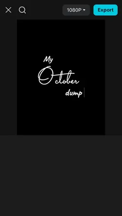 October Dump