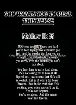Bible verse for you